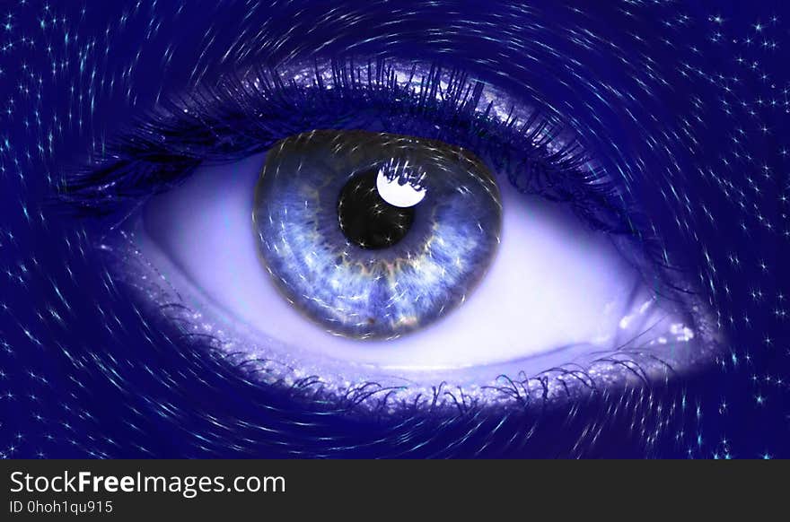 Blue, Eye, Close Up, Beauty