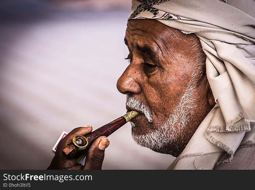 Facial Hair, Music Artist, Brass Instrument, Smoking