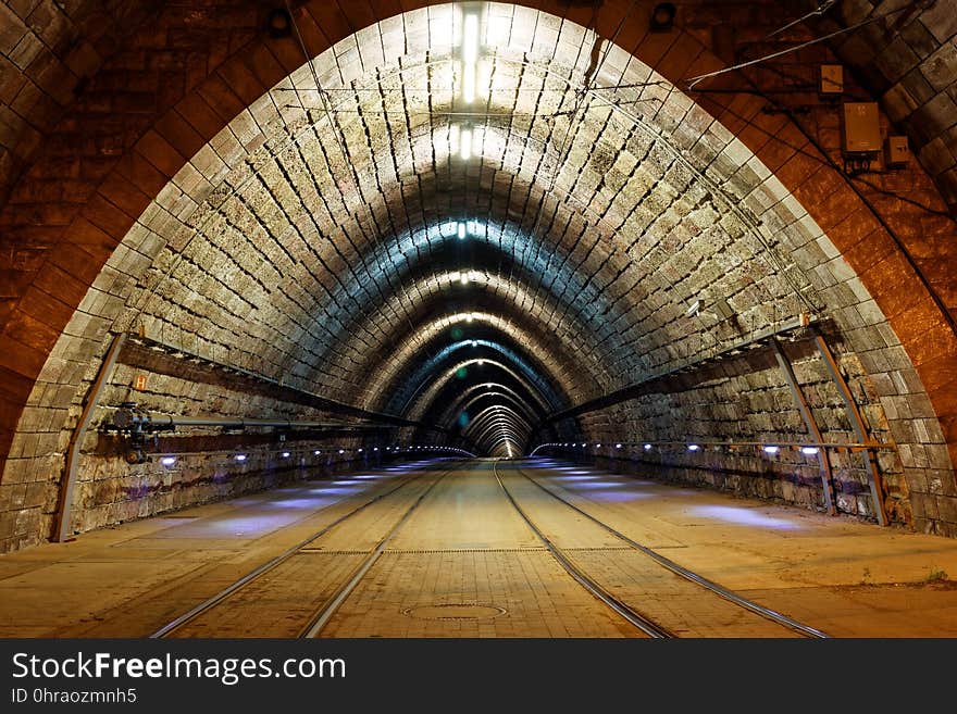 Tunnel, Arch, Infrastructure, Landmark