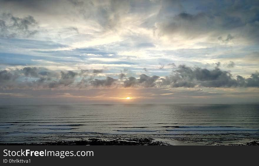 Sky, Sea, Horizon, Ocean