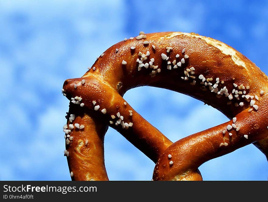 Pretzel, Close Up, Snack, Thuringian Sausage