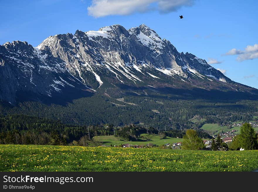 Mountainous Landforms, Mountain Range, Nature, Mountain