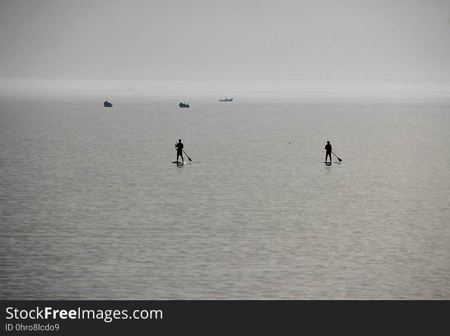 Sea, Water, Horizon, Calm