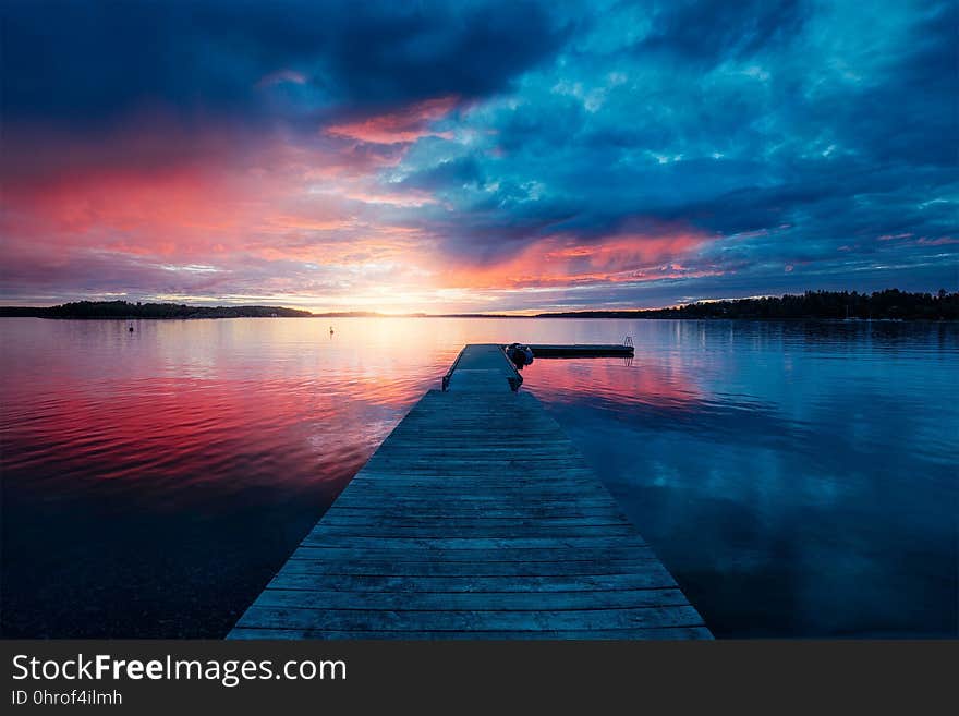 Reflection, Sky, Horizon, Nature