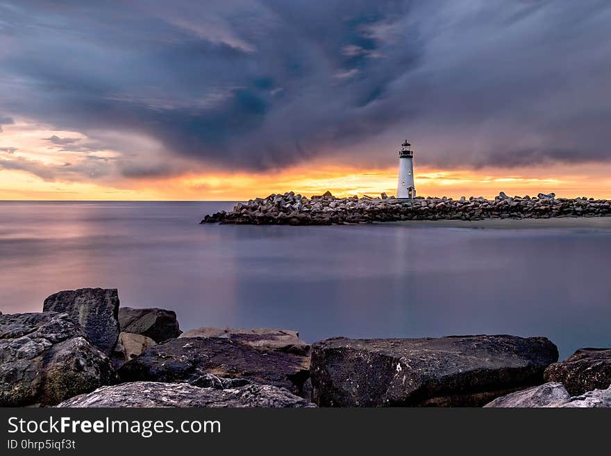 Sky, Sea, Shore, Horizon