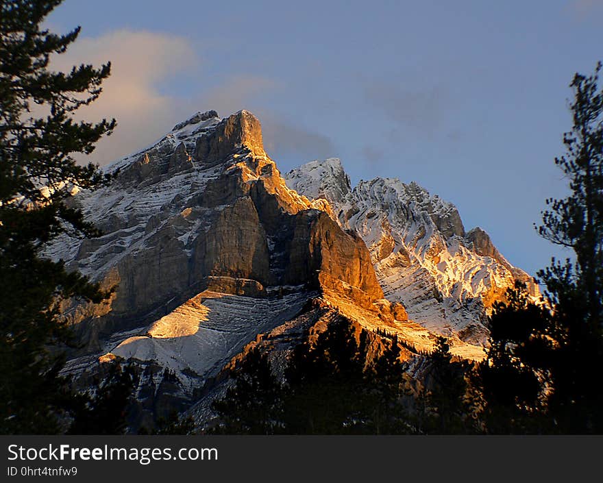 Banff is a resort town in the province of Alberta, within Banff National Park. The peaks of Mt. Rundle and Mt. Cascade, part of the Rocky Mountains, dominate its skyline. Banff is a resort town in the province of Alberta, within Banff National Park. The peaks of Mt. Rundle and Mt. Cascade, part of the Rocky Mountains, dominate its skyline.