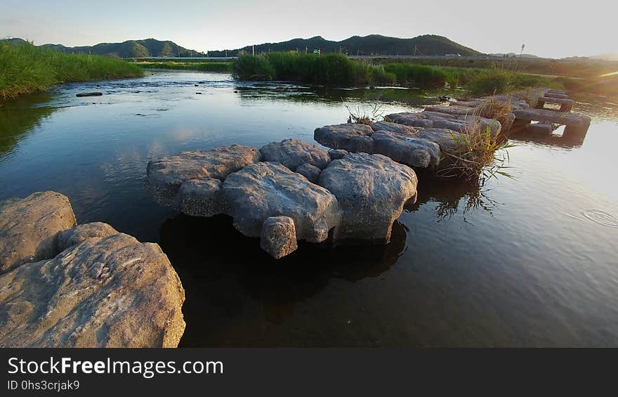 Reflection, Water, Loch, River