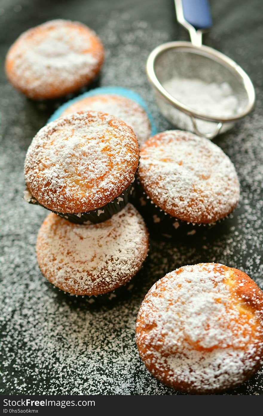 Cider Doughnut, Powdered Sugar, Baked Goods, Baking