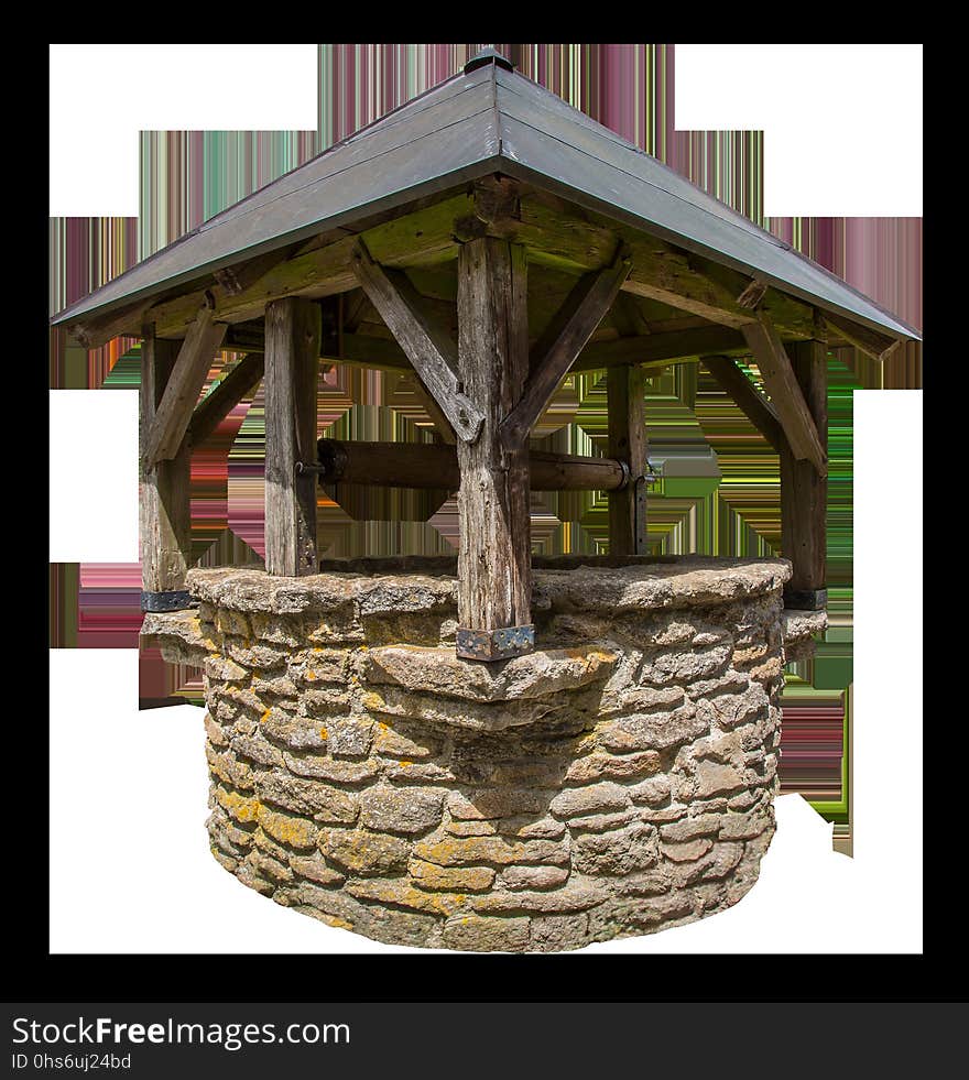 Gazebo, Water Well, Outdoor Structure