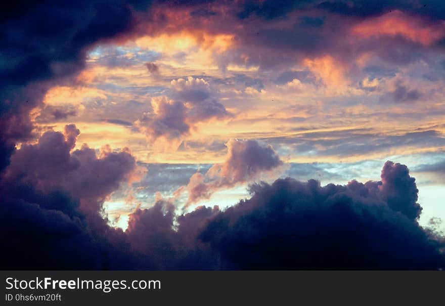 Sky, Cloud, Atmosphere, Afterglow