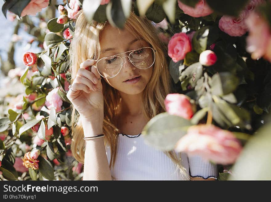 Glasses, Flower, Vision Care, Eyewear