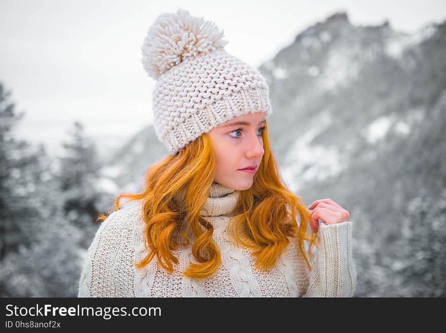 Winter, Cap, Knit Cap, Headgear