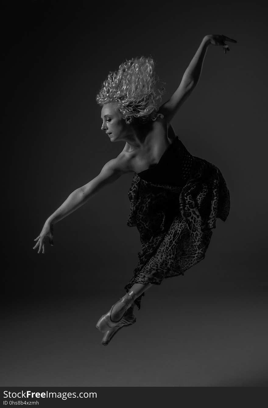 Black, Black And White, Photograph, Dancer