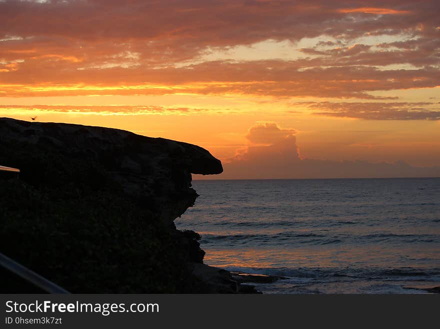 Sunrise at Tamarama beach. Sunrise at Tamarama beach