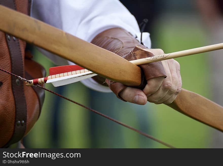 Ranged Weapon, Bow And Arrow, Finger, Hand