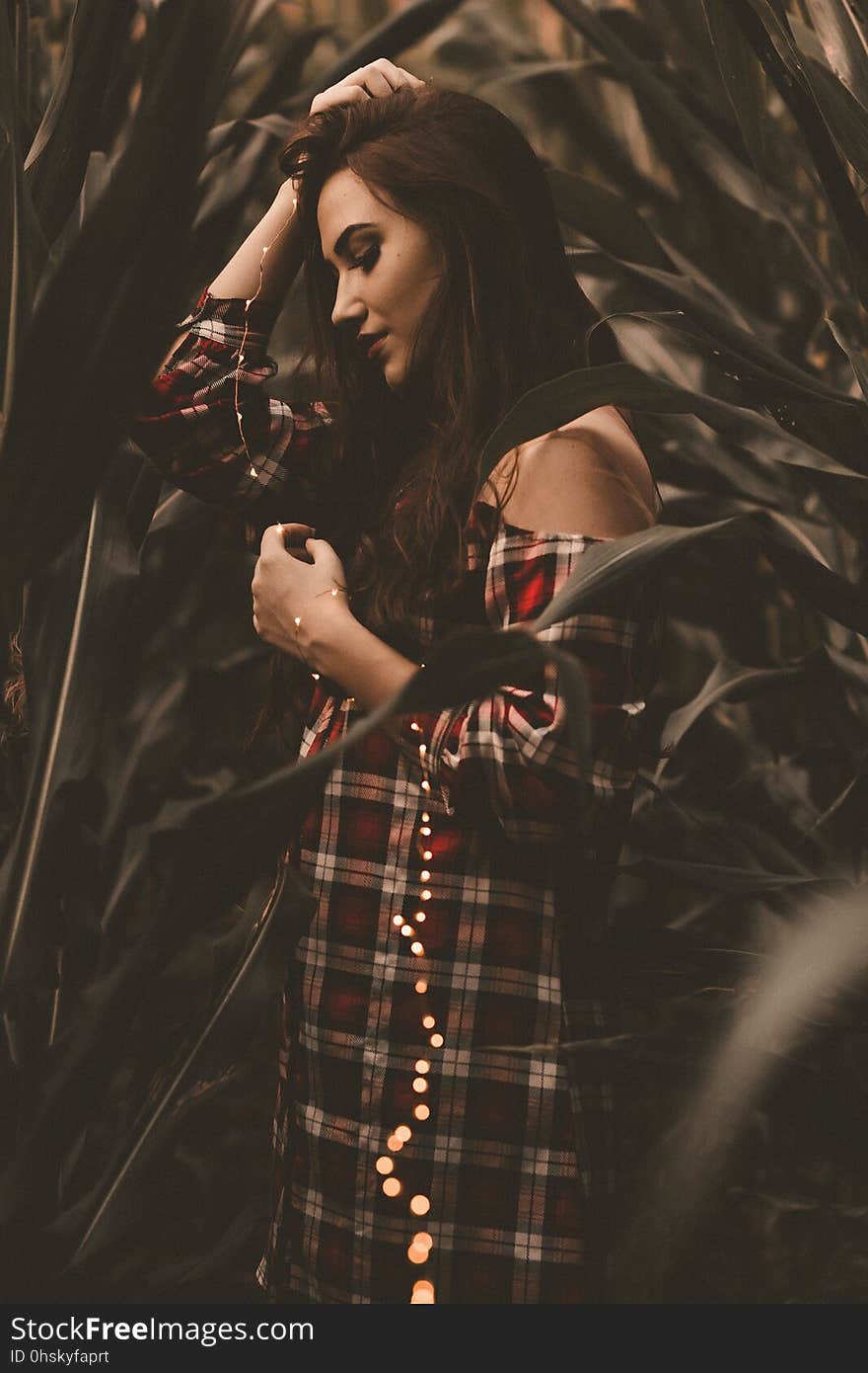 Long Hair, Black Hair, Girl, Darkness