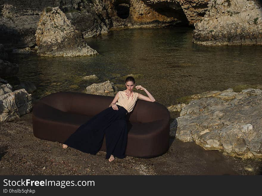 Water, Rock, River, Water Feature