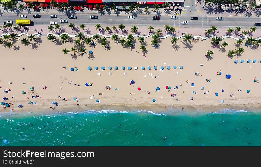 Water, Sea, Aerial Photography, Shore