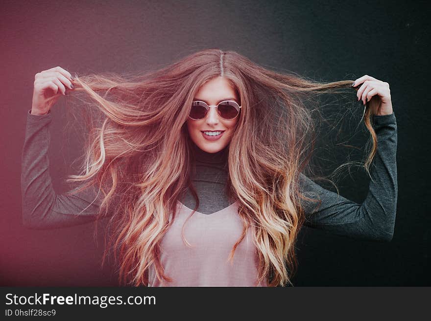 Hair, Eyewear, Human Hair Color, Beauty