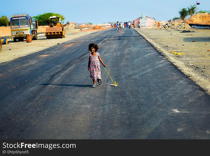 Road, Asphalt, Infrastructure, Sky