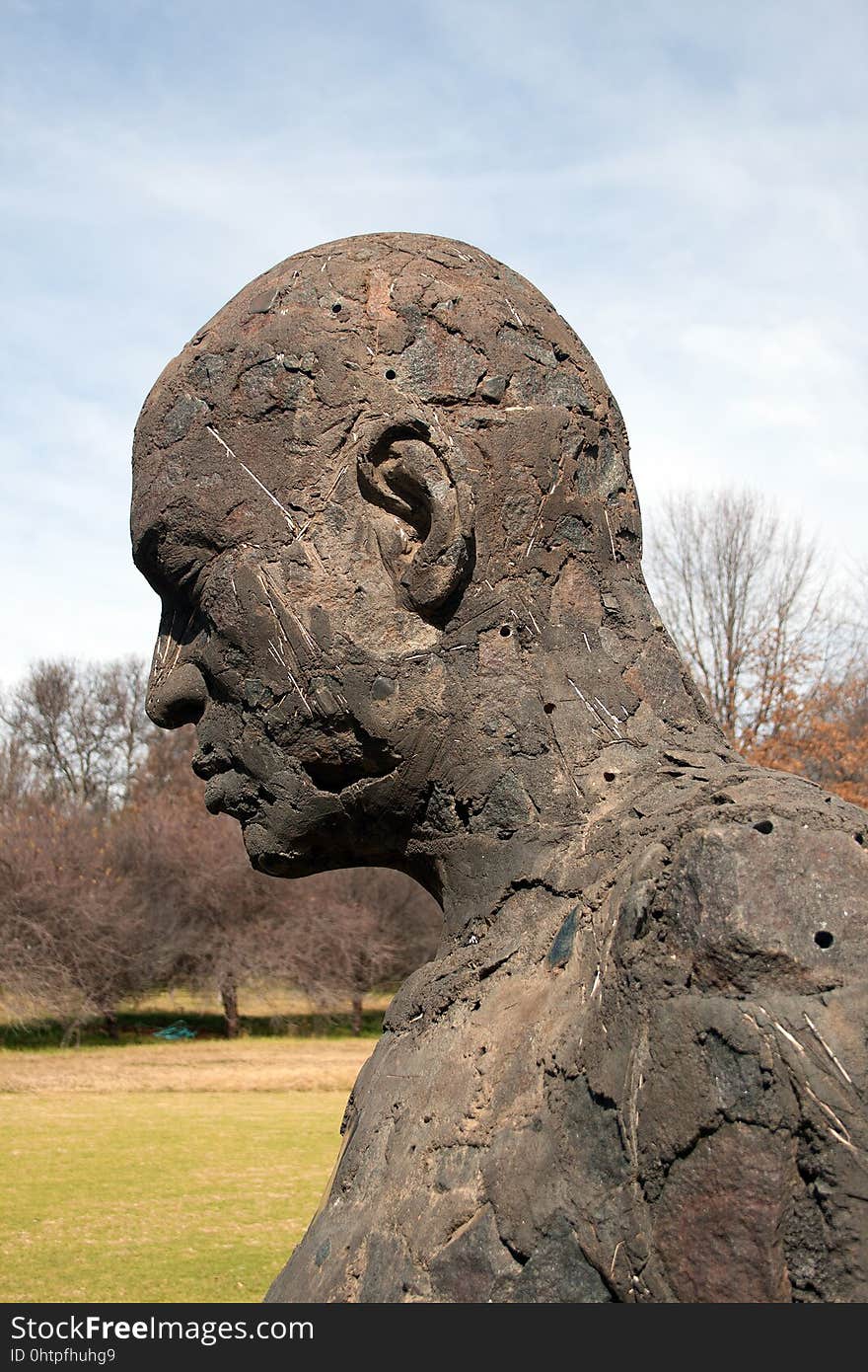 Sculpture, Head, Monument, Statue