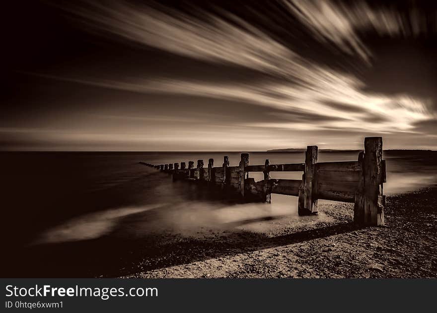 Black And White, Monochrome Photography, Sky, Photography