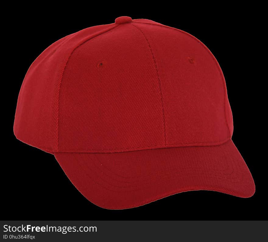 Red, Cap, Headgear, Baseball Cap