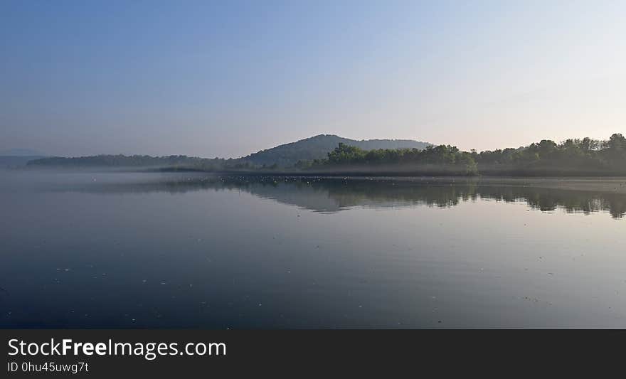 Reflection, Sky, Water Resources, Loch