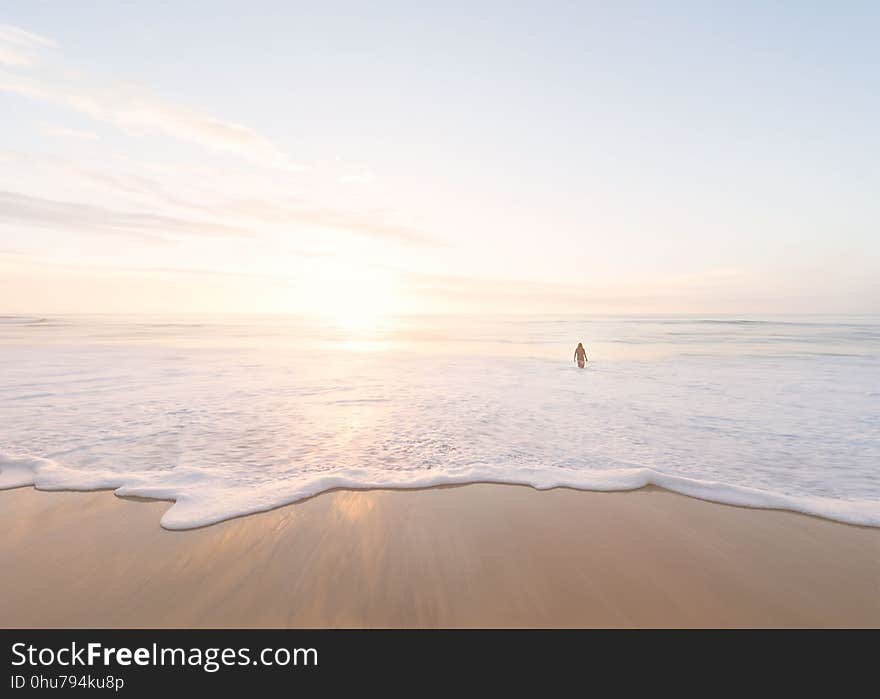 Horizon, Sea, Sky, Shore