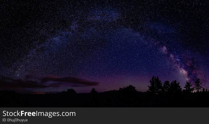 Sky, Atmosphere, Night, Galaxy