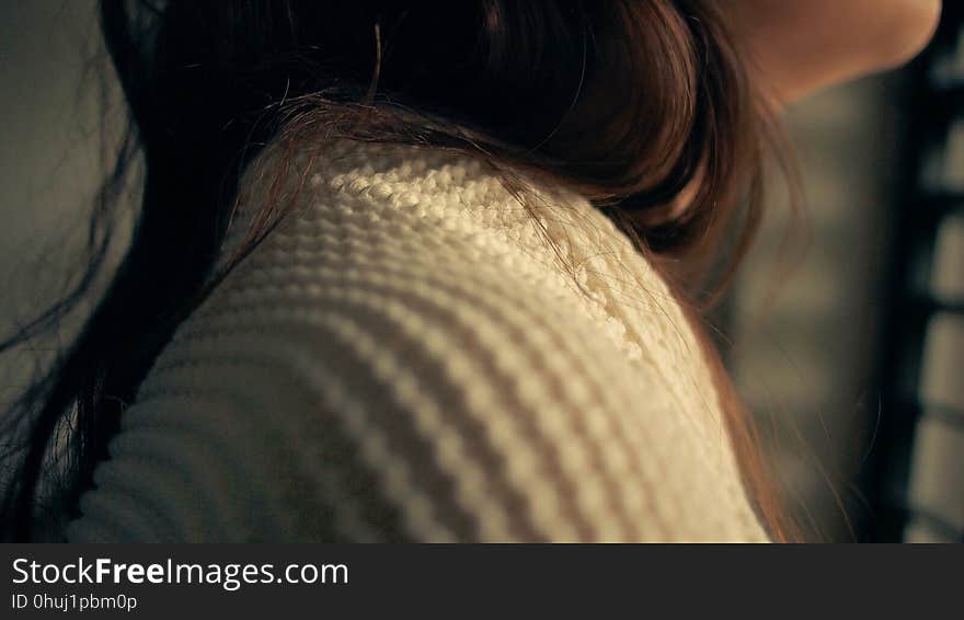 Hair, Nose, Girl, Close Up