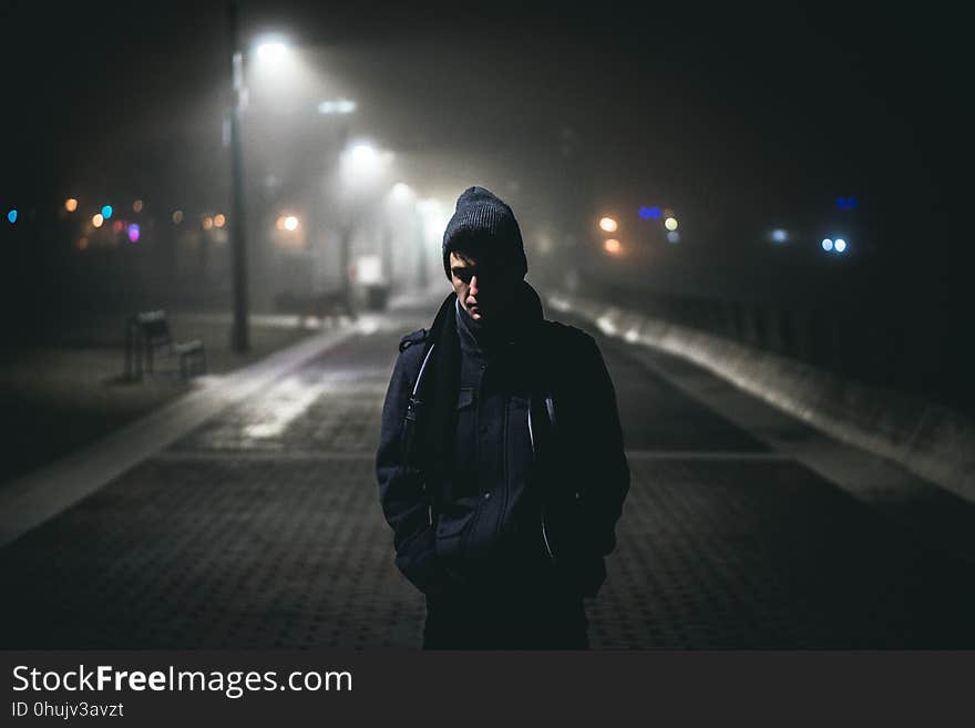 Photograph, Night, Darkness, Infrastructure