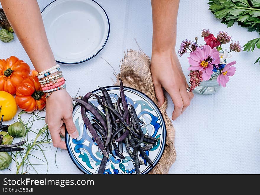 Plant, Finger, Produce