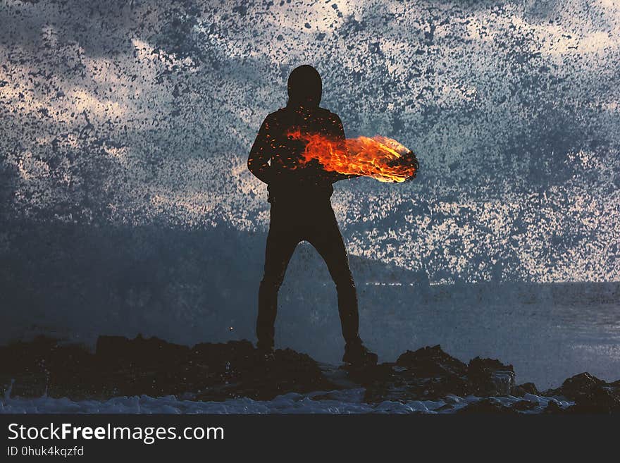 Water, Sky, Wave, Geological Phenomenon