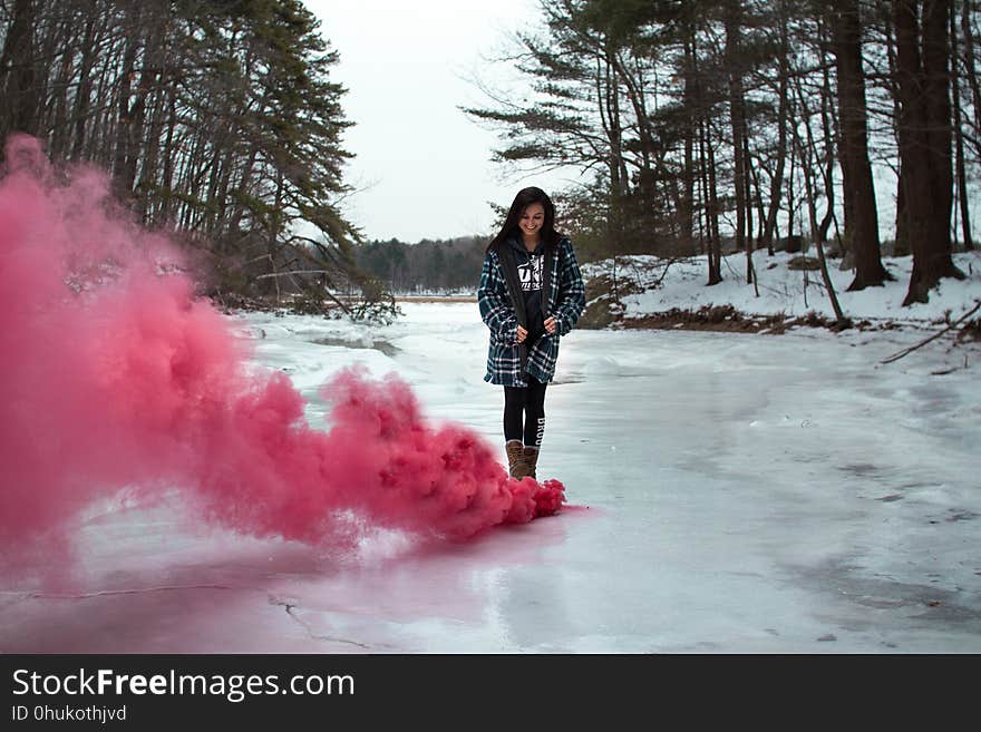 Nature, Water, Pink, Snow