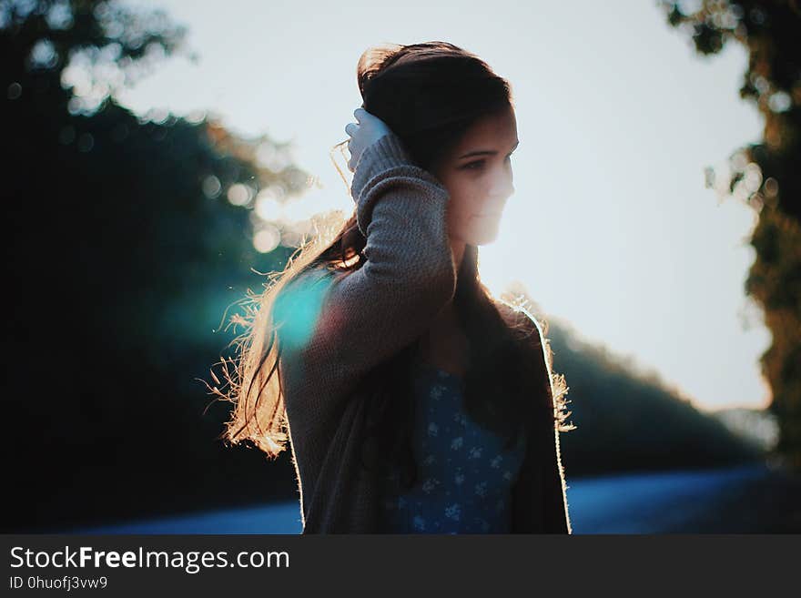 Photography, Girl, Shoulder, Black Hair