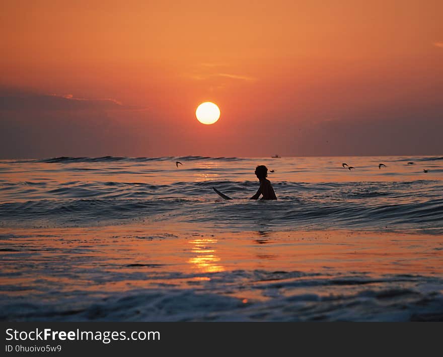 Sea, Horizon, Wave, Body Of Water