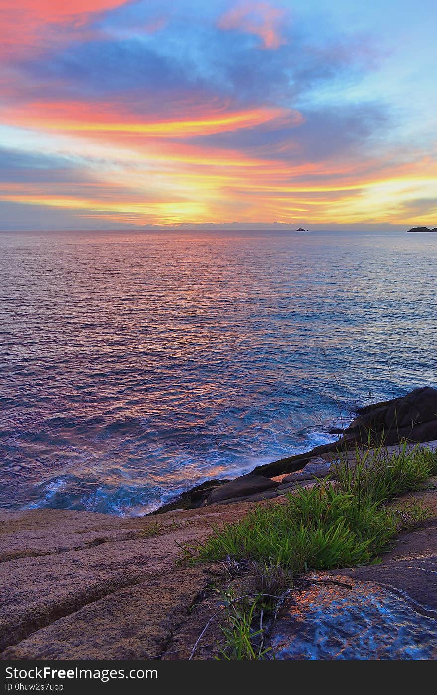 Amanecer en Ponta das Feiticeiras.. Morro entre Praia Brava e Ingleses. Amanecer en Ponta das Feiticeiras.. Morro entre Praia Brava e Ingleses