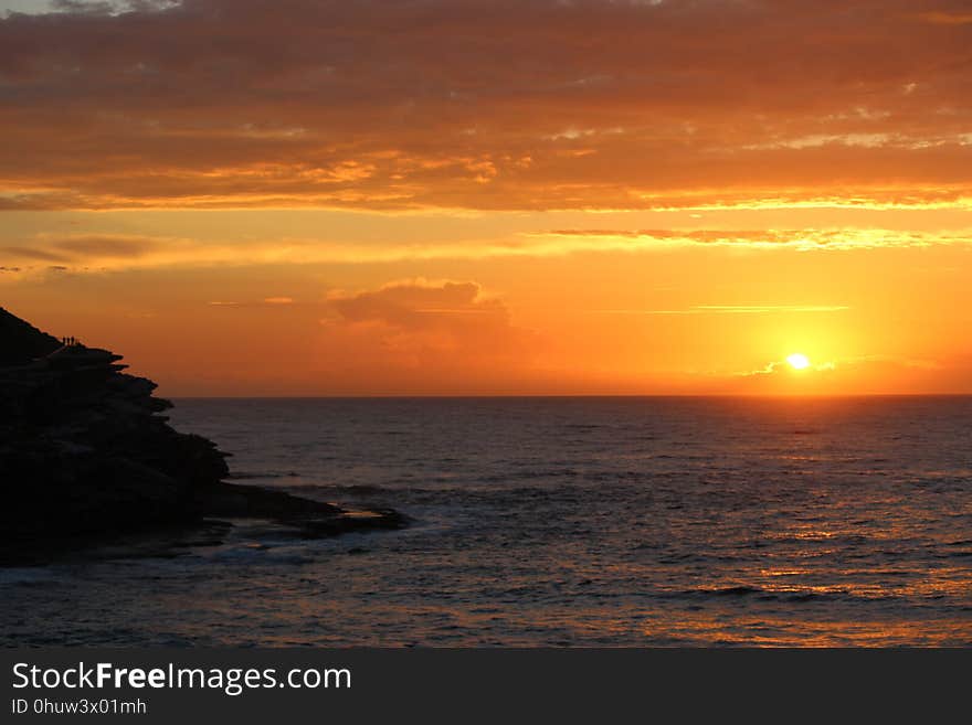 Sunrise at Tamarama beach. Sunrise at Tamarama beach