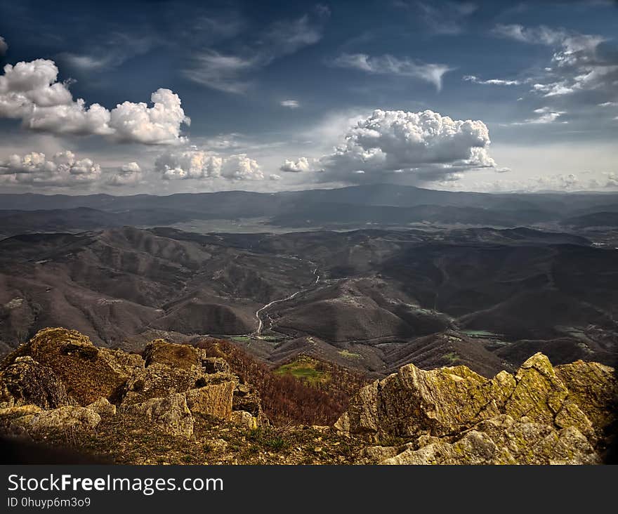 Sky, Badlands, Highland, Cloud