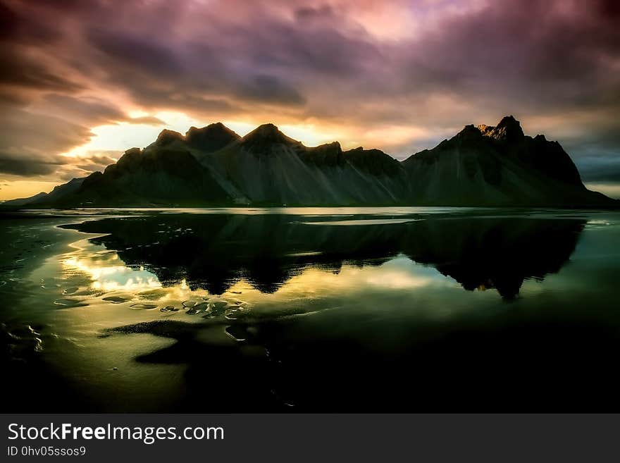 Reflection, Nature, Sky, Loch