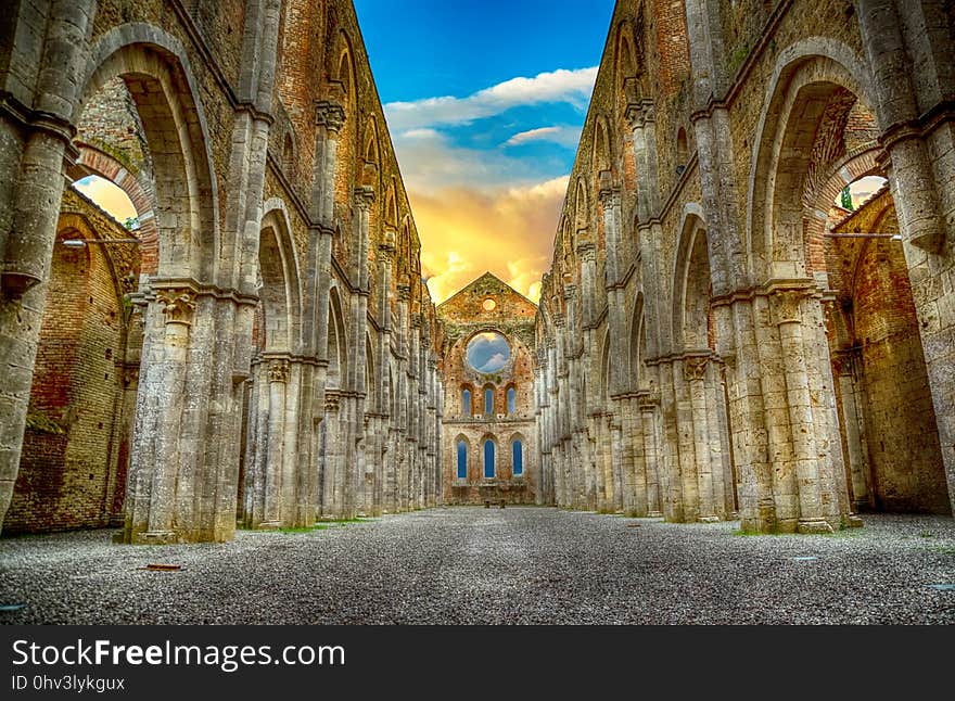 Historic Site, Medieval Architecture, Arch, Ruins