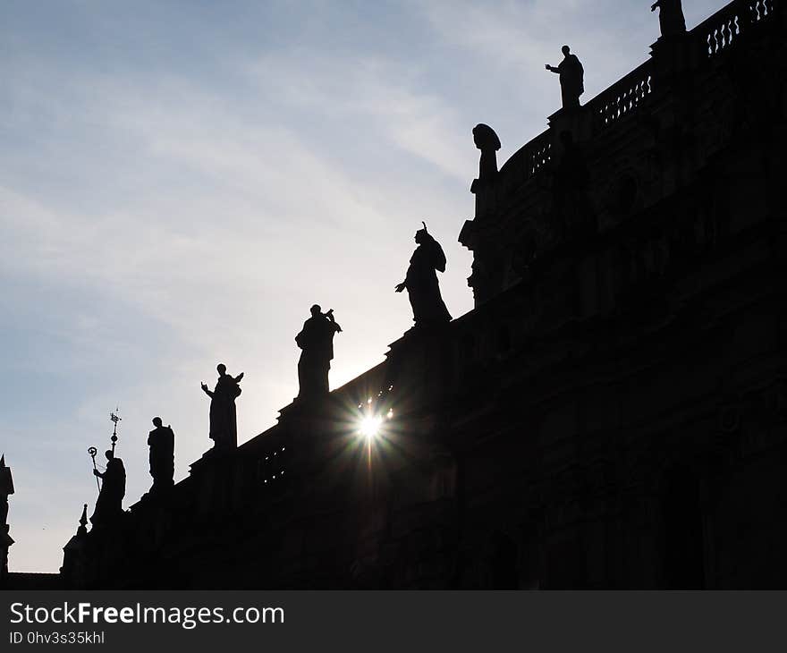 Sky, Monument, Silhouette, Cloud