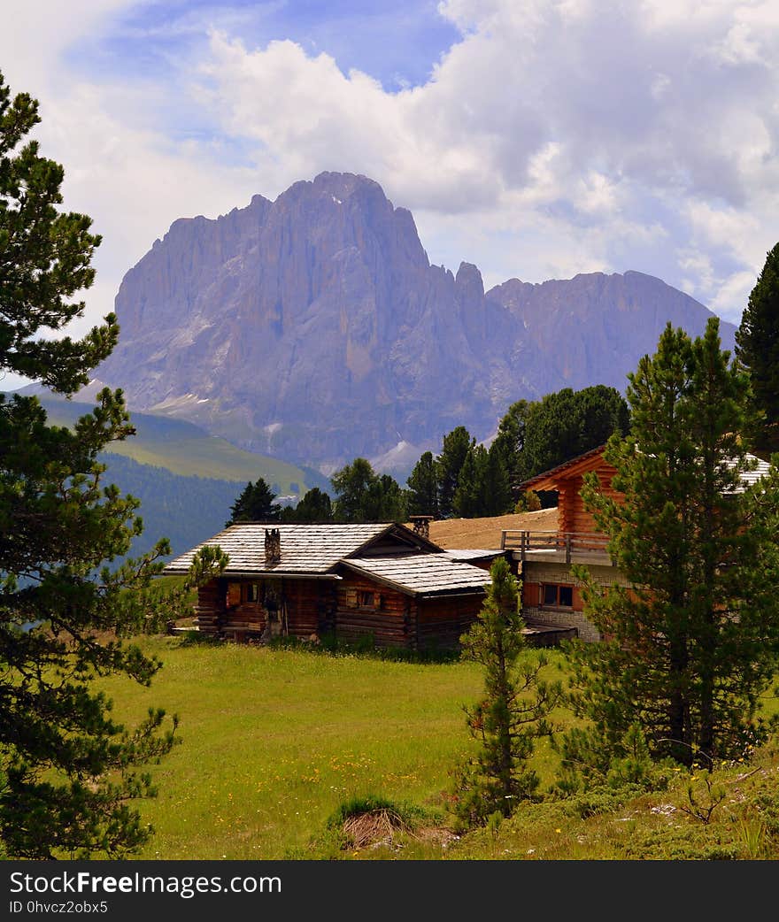 Mountainous Landforms, Mountain, Nature, Mountain Range