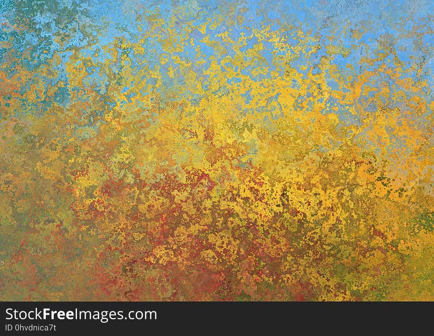 Yellow, Painting, Sky, Impressionist