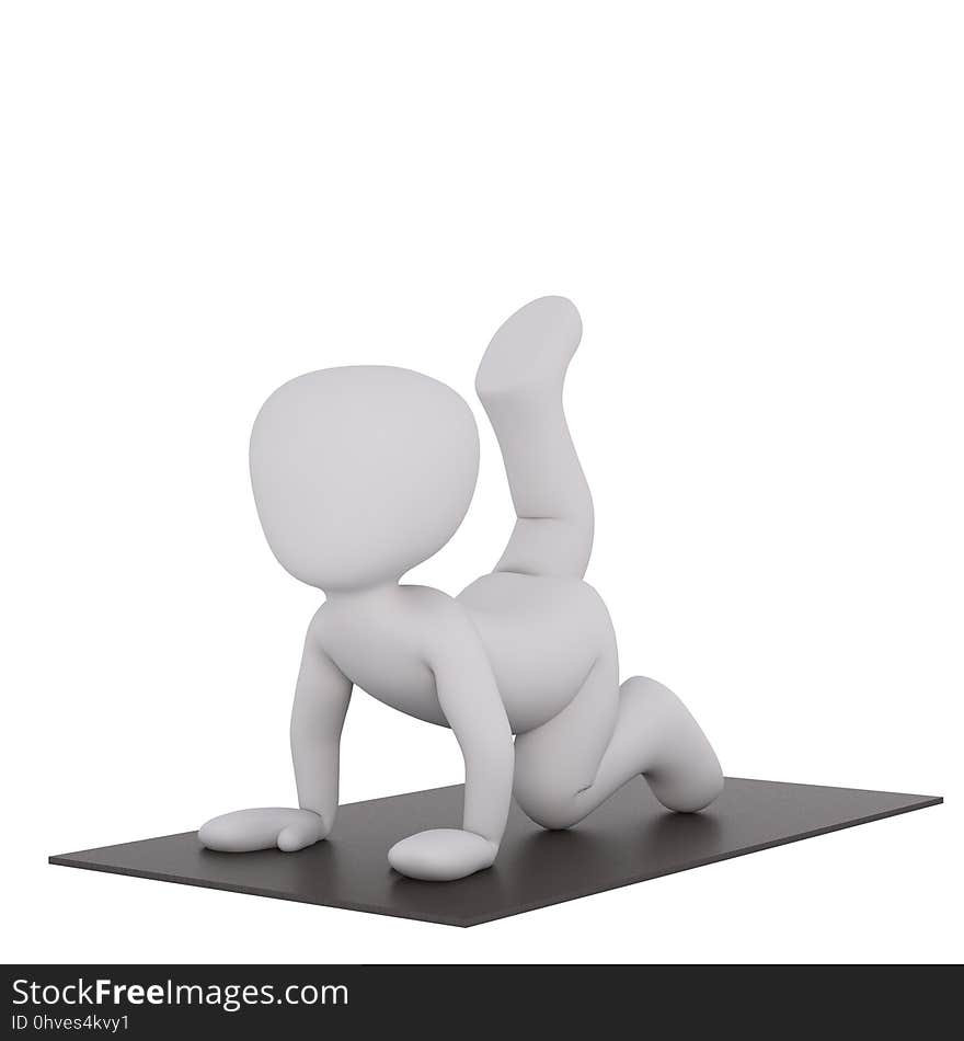 Figurine, Product Design, Hand, Yoga Mat