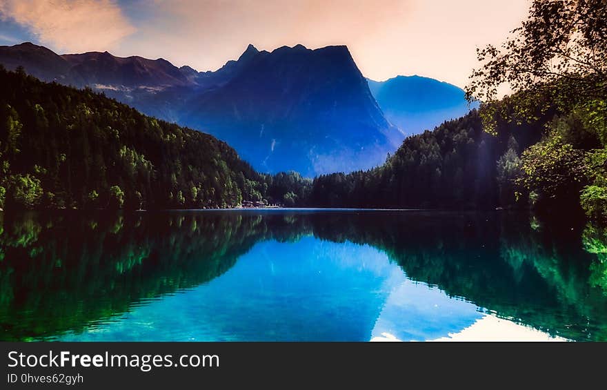 Reflection, Nature, Sky, Mount Scenery