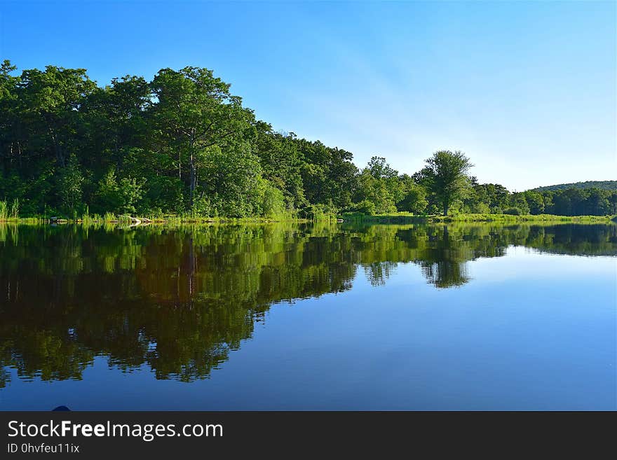 Reflection, Water, Nature, Sky