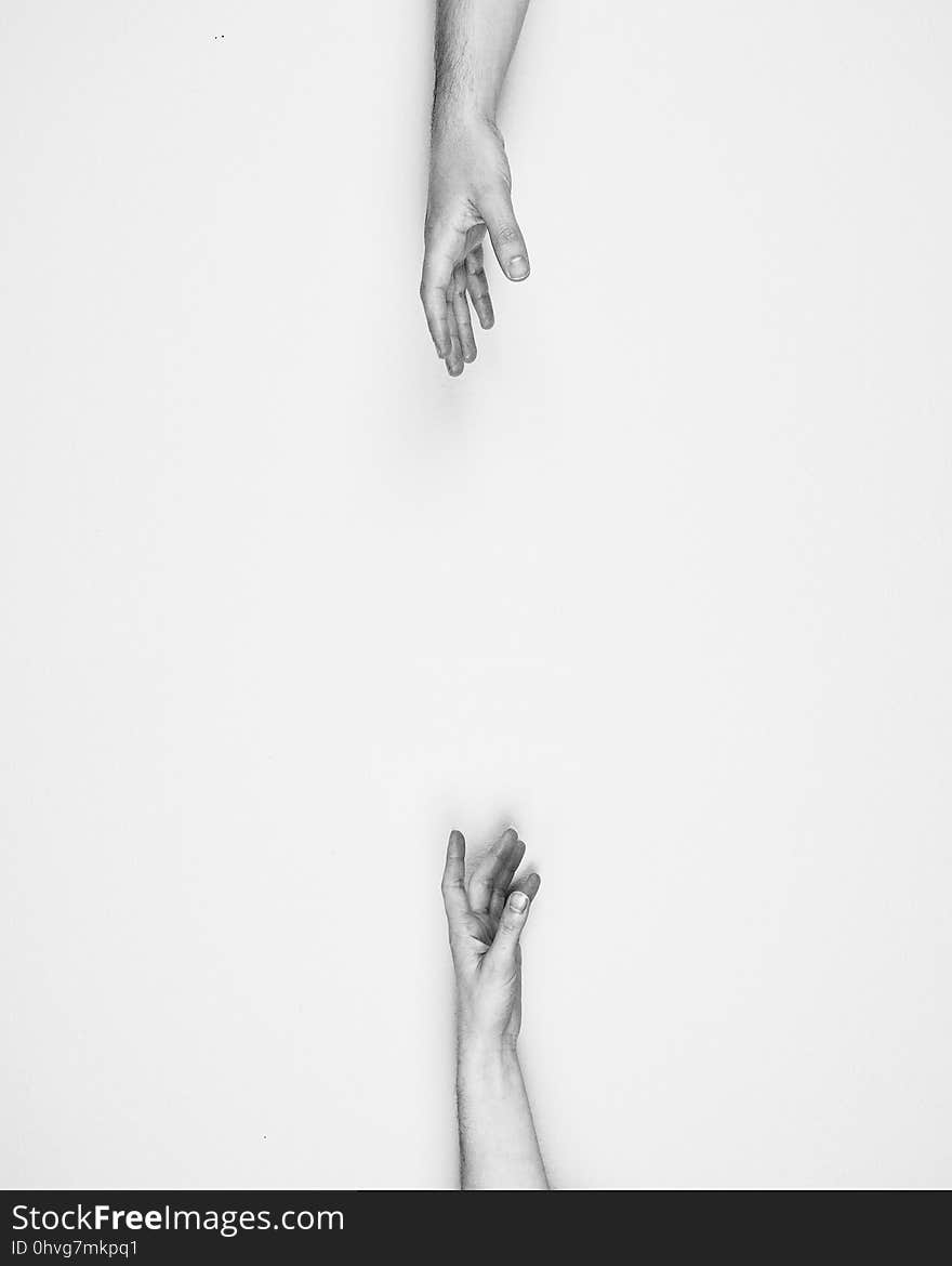 Black And White, Hand, Finger, Joint