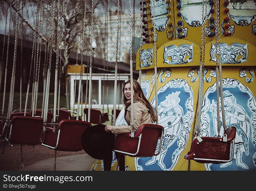 Amusement Ride, Snapshot, Carousel, Amusement Park